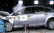 Ford Mondeo beim Crashtest. Foto: Auto-Reporter/Euro NACP